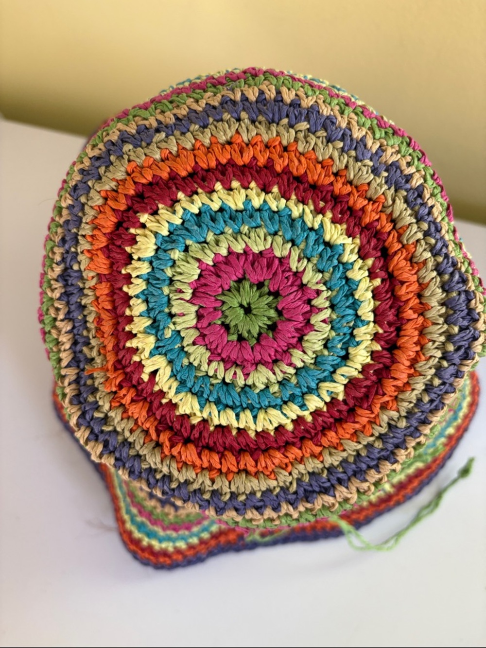 Jacobson Hat Co Colorful Striped  Floppy sun Hat One Size - Picture 4 of 8